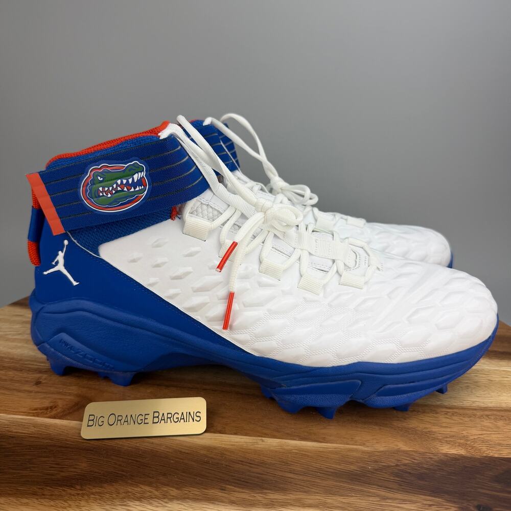 Nike Air Jordan Force Savage Pro 2 'Florida Gators' Cleats PE CV1666-102 Size 15